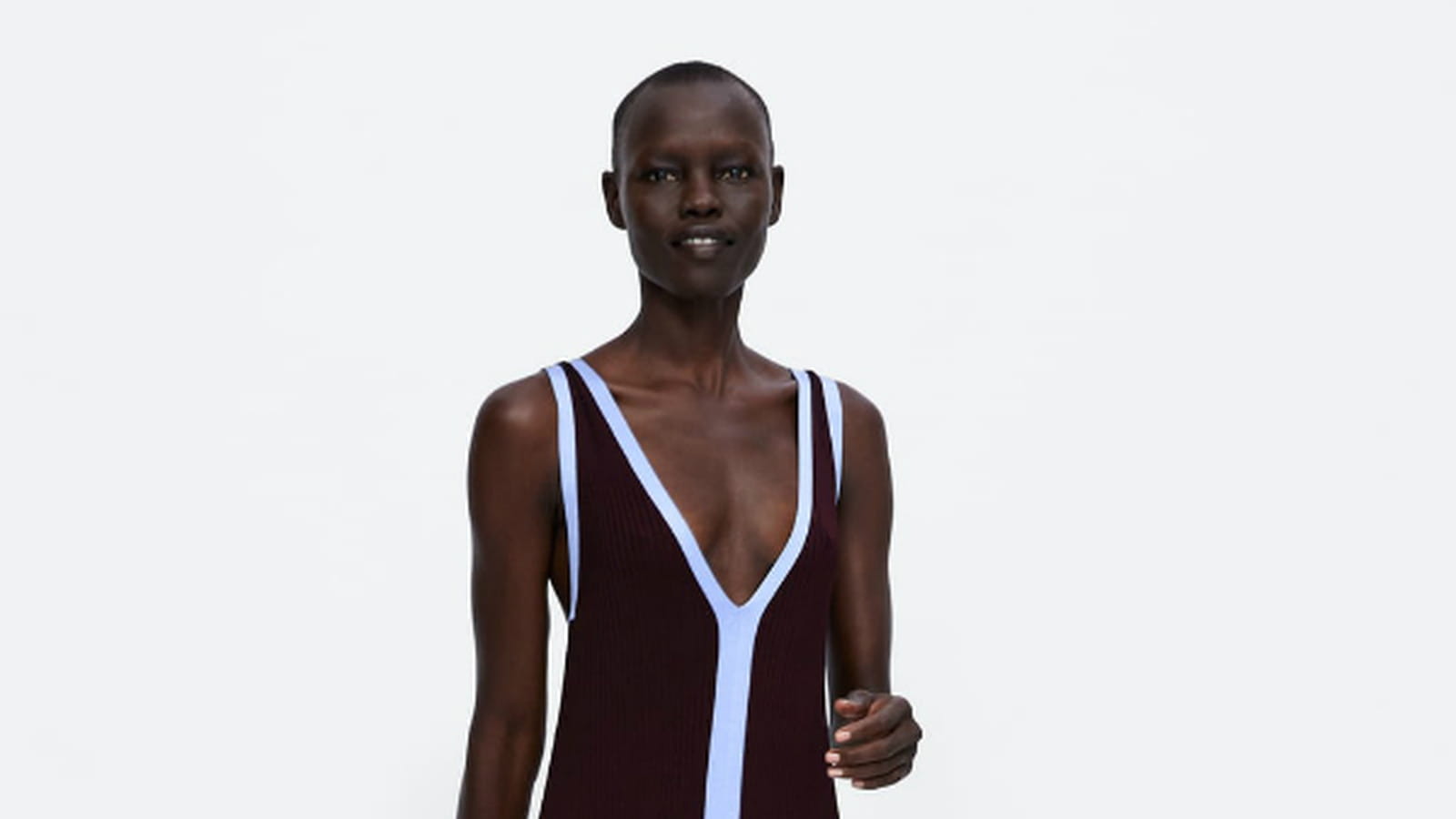 Robe côtelée