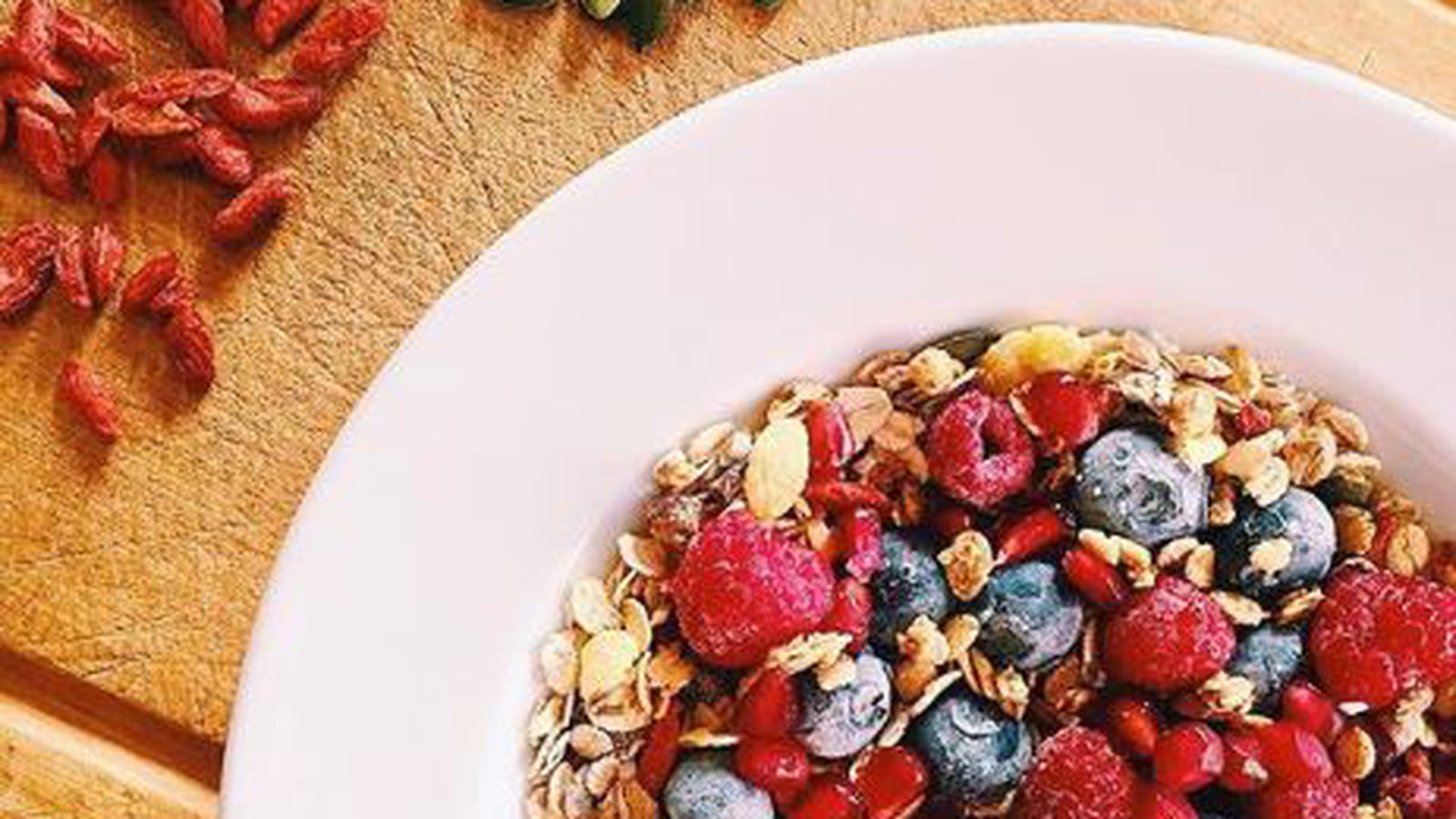 Muesli et fruits