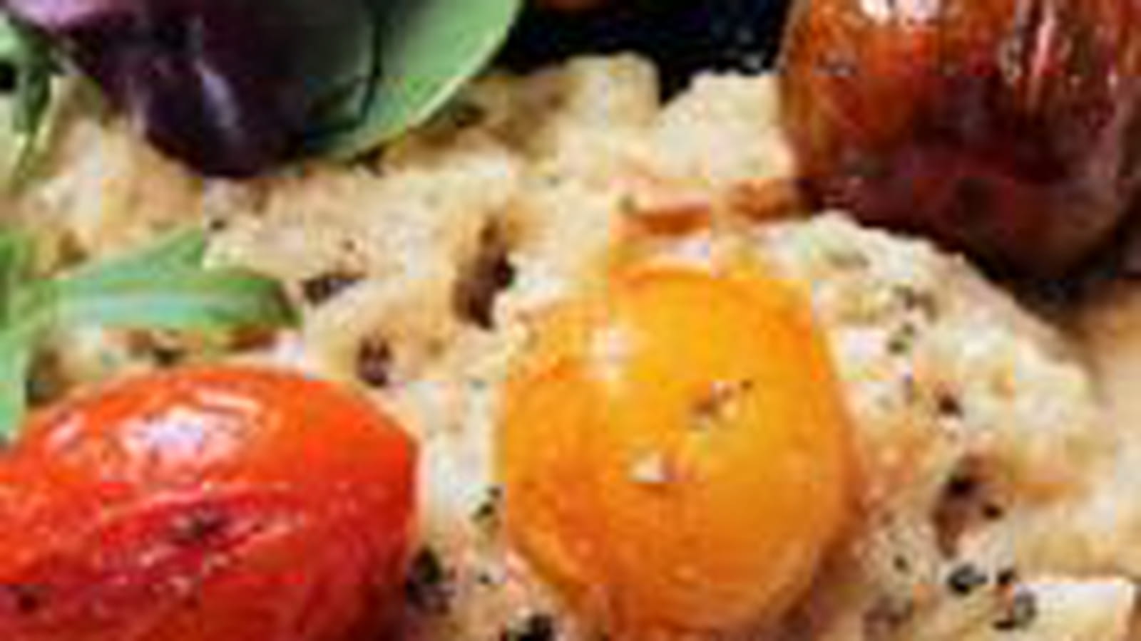 Risotto au gorgonzola et aux tomates cerise