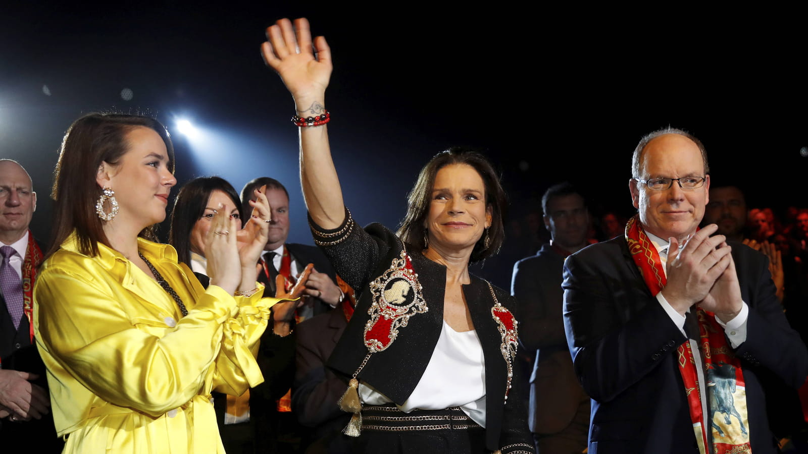 Pauline Ducruet, Stéphanie de Monaco et Albert de Monaco