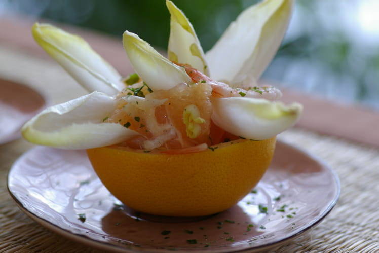 Recette Pamplemousse Aux Crevettes