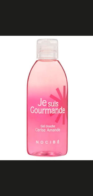 Le gel douche cerise amande de Nocib&eacute;