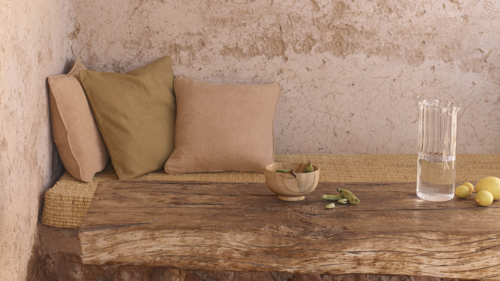 Housse de coussin en lin