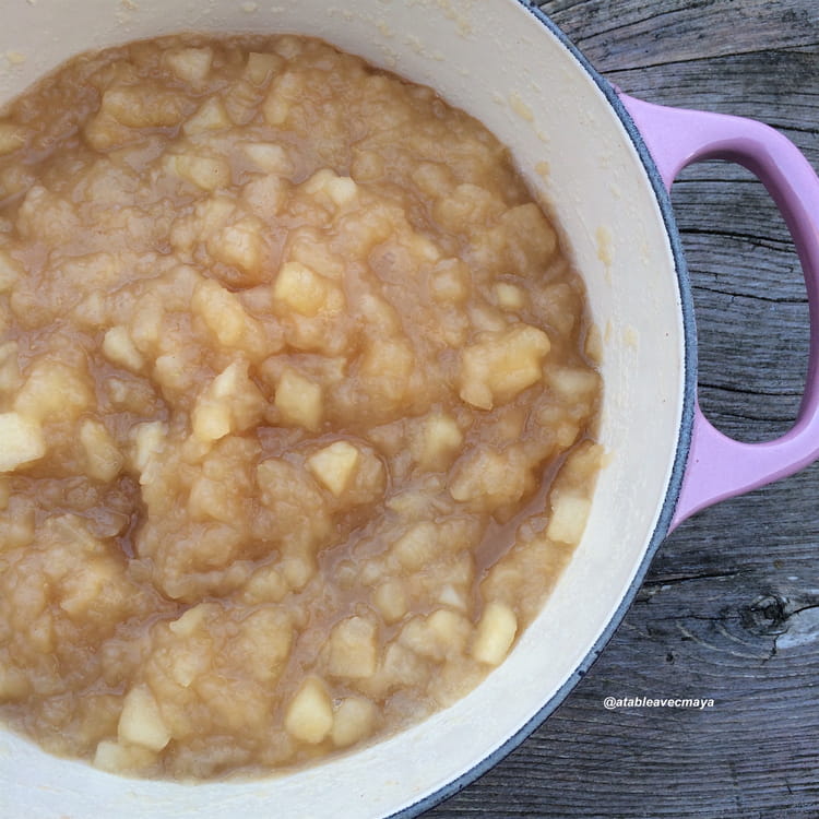 Recette de Compote de pomme à la cannelle