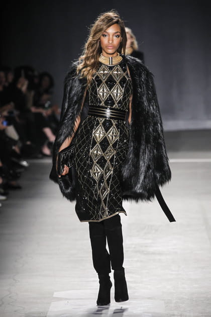 Jourdan Dunn au défilé H&M X Balmain