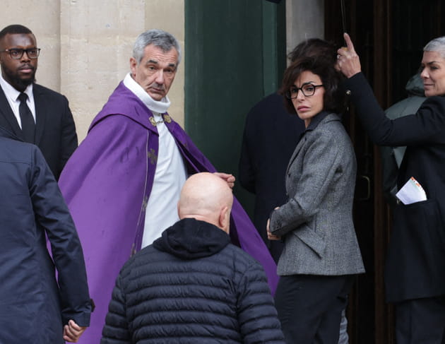 Rachida Dati, présente aux obsèques de Michel Blanc