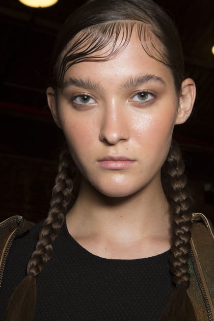 Les couettes tress&eacute;es