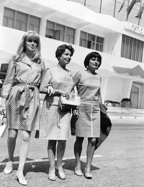 Catherine Deneuve, Agnès Varda et Mag Bodort à la Mostra de Venise en 1966