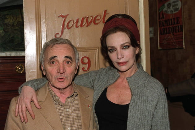 Marie Laforet et son grand ami Charles Aznavour