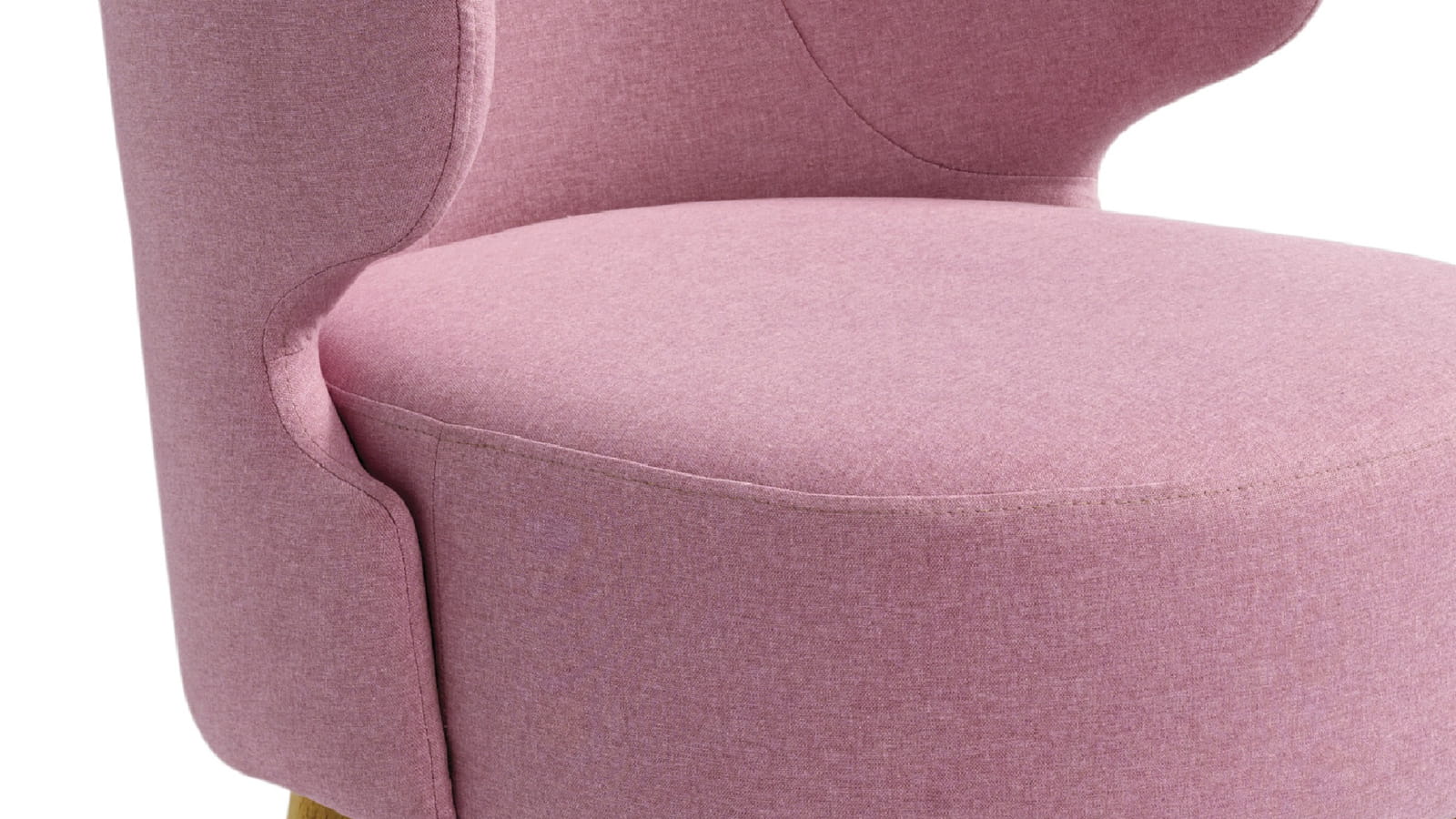 Fauteuil design rose de Helline