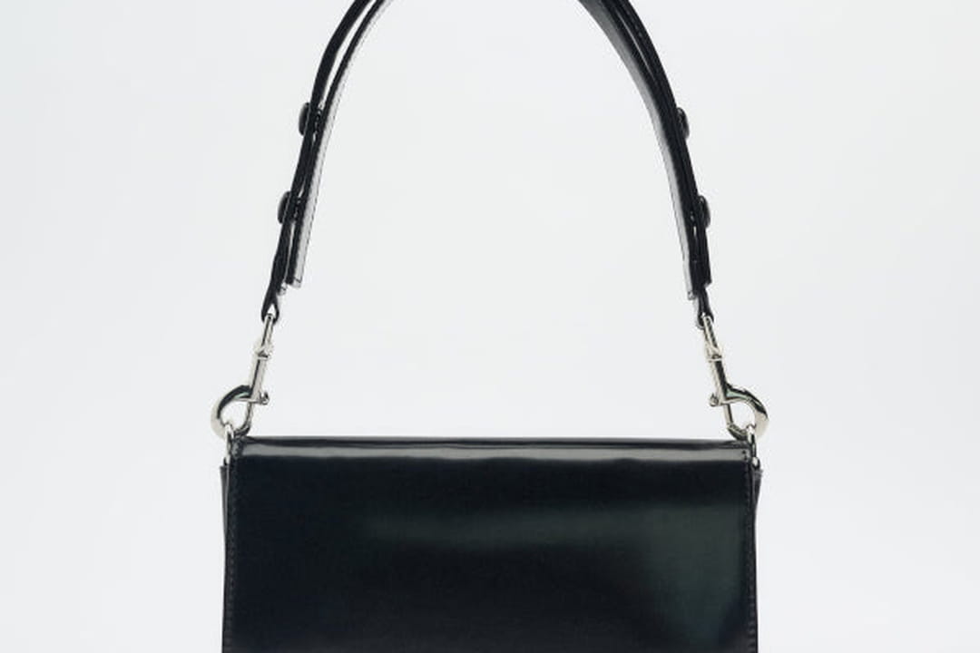 Sac à Main ZARA Noir - Style Tendance Soirée - Quasi Neuf - Avec Sangle Détachable