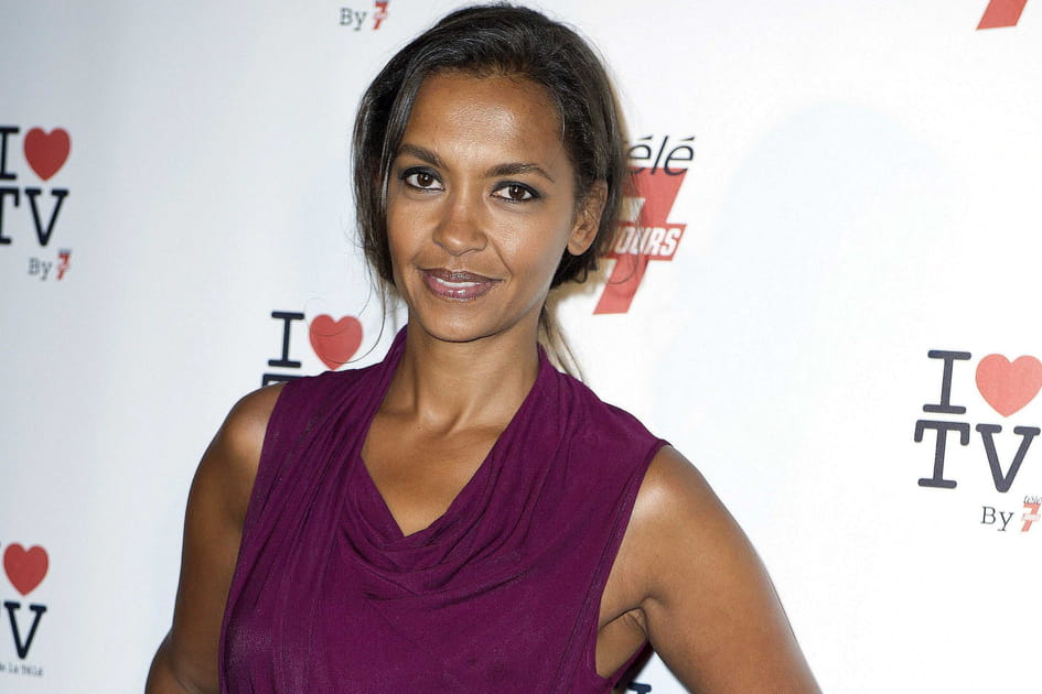 Le chignon bas de Karine Le Marchand