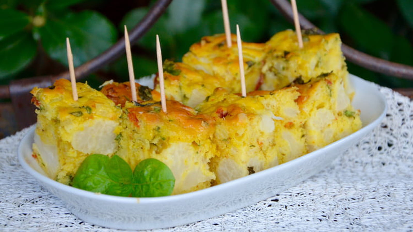 Gâteau salé de chou-fleur