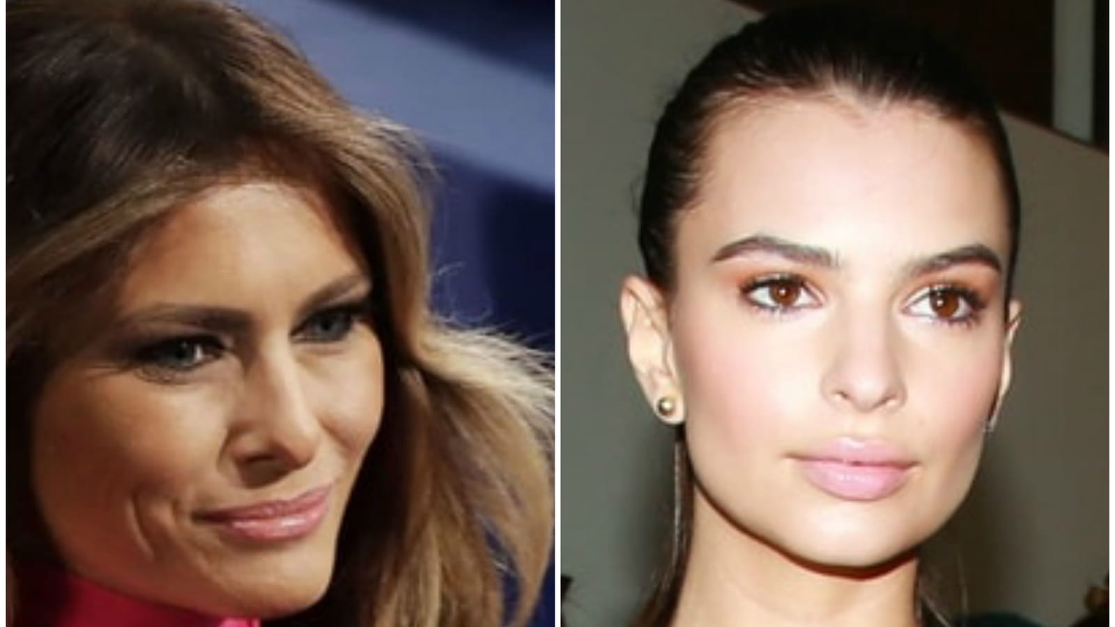 Melania Trump et Emily Ratajkowski