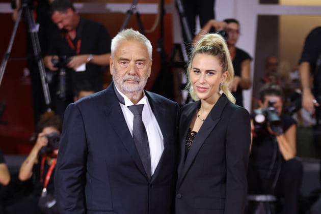 Luc Besson et sa compagne Sarah Saldmann &agrave; la Mostra 2026