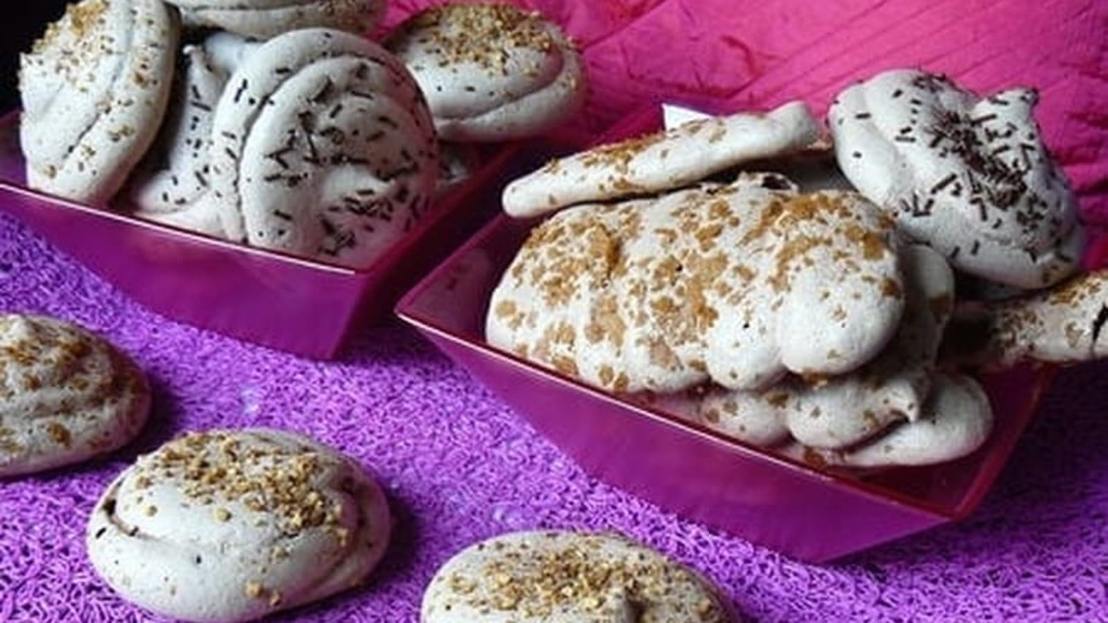 Meringues au chocolat