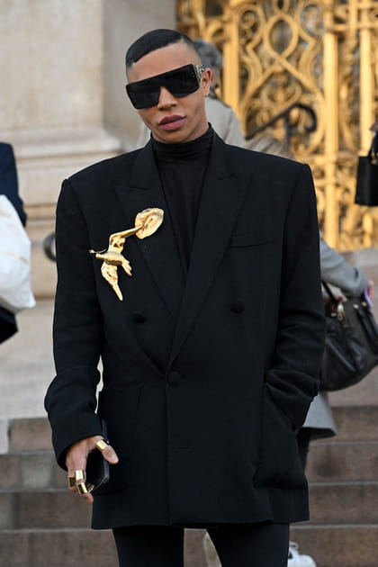 Olivier Rousteing au d&eacute;fil&eacute; Schiaparelli
