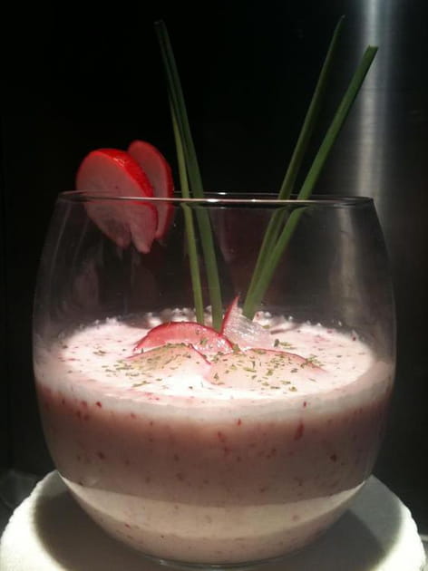 Smoothie aux radis roses