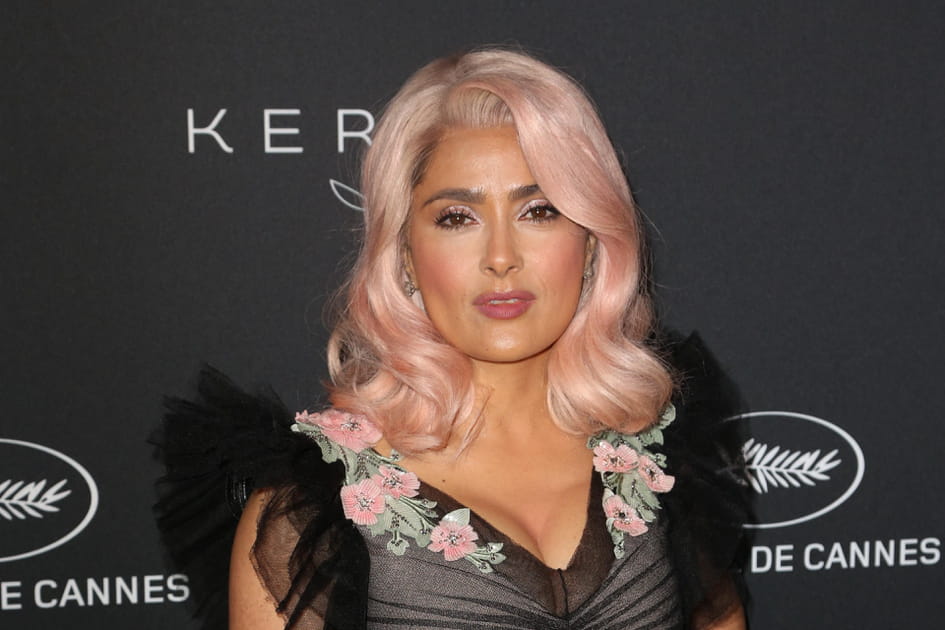 La couleur blonde de Salma Hayek