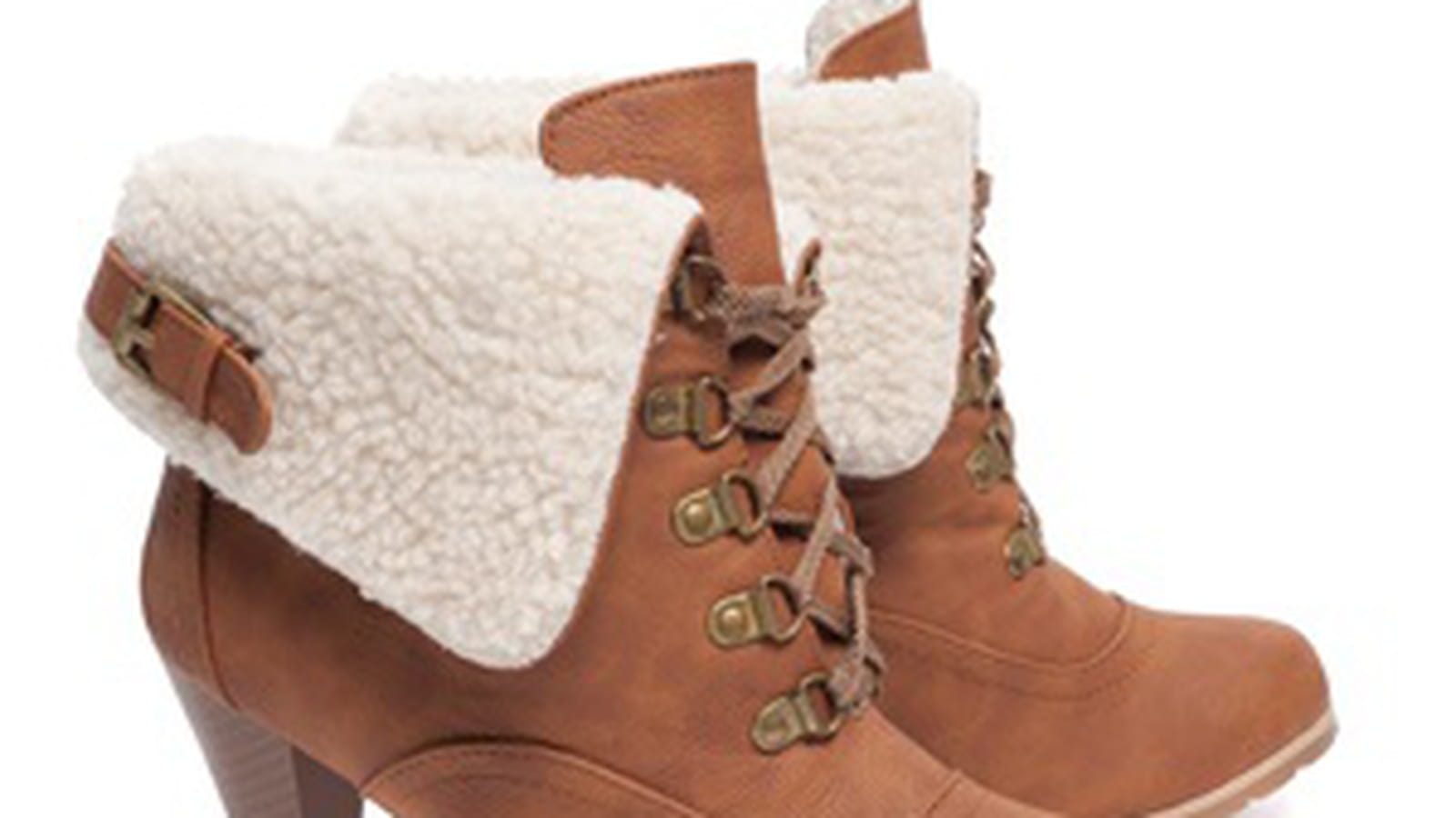 Bottines en mouton retourné d'Etam