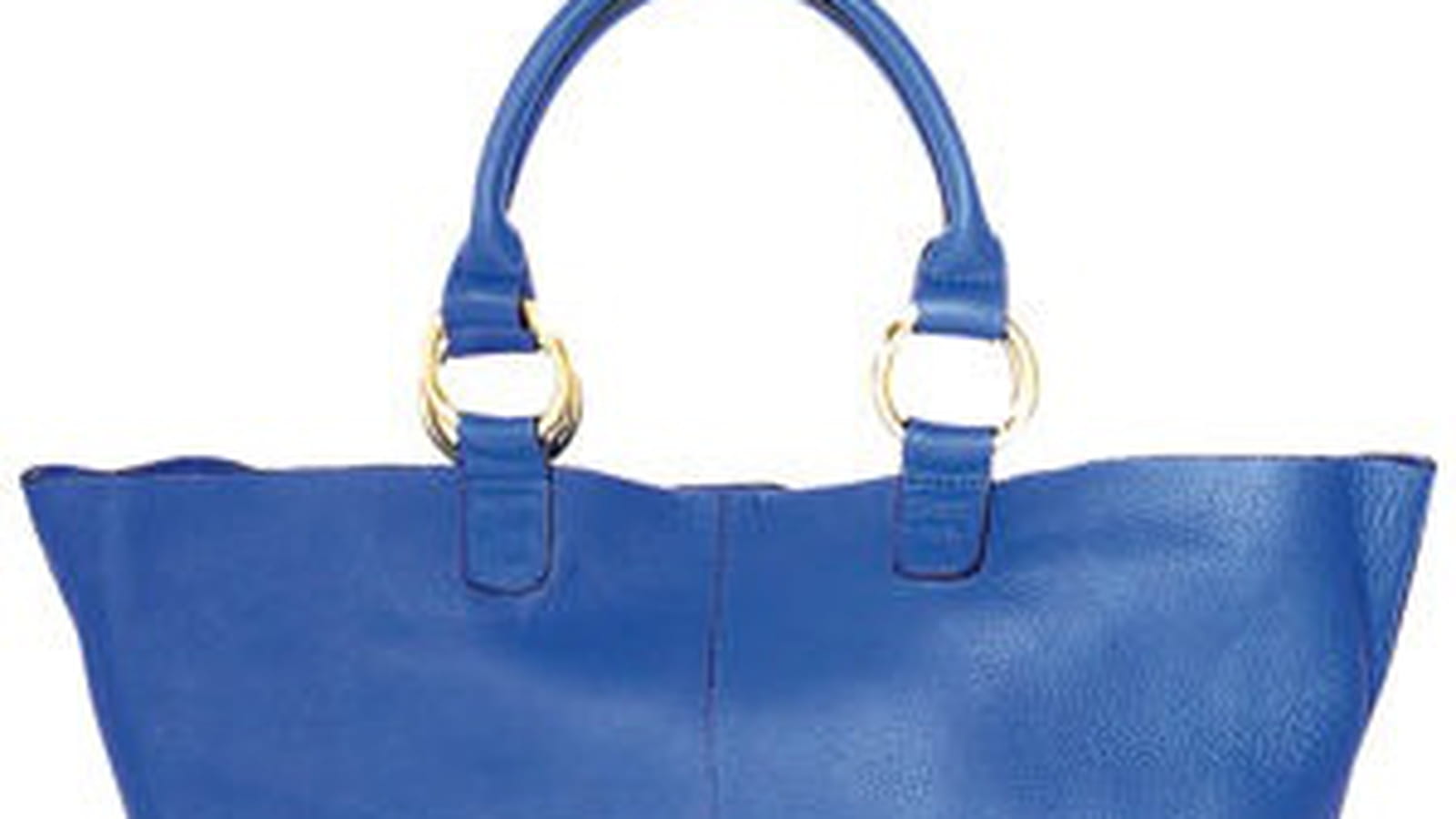 Sac à main bleu "Handle Gold" de Sequoia