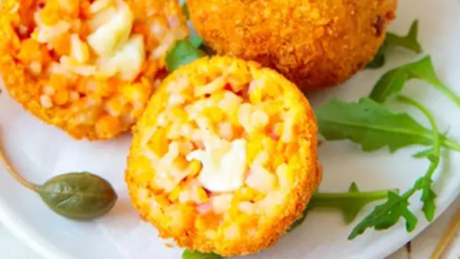 Arancini de lentilles corail à la sicilienne