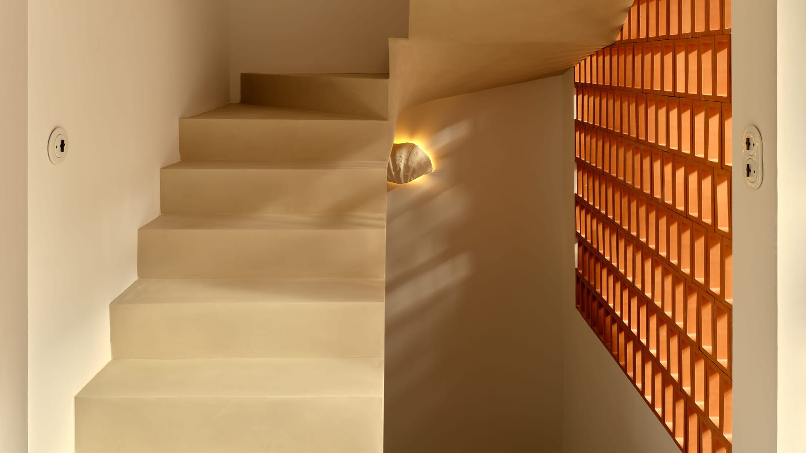 Escalier après