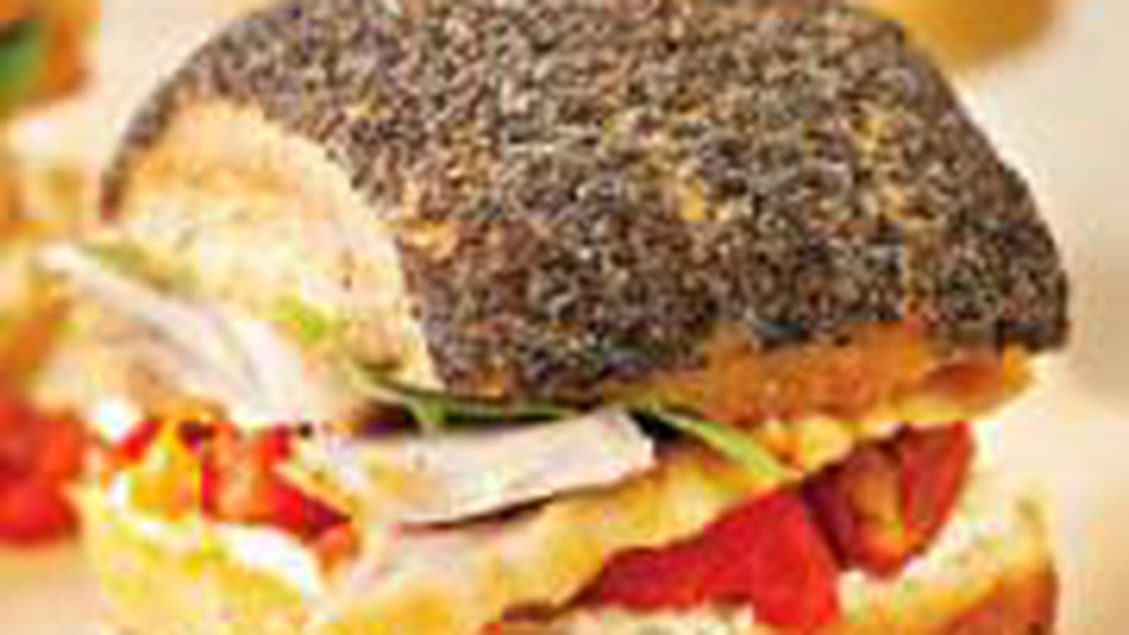 Assortiment de minis sandwichs de cuisses de dinde 