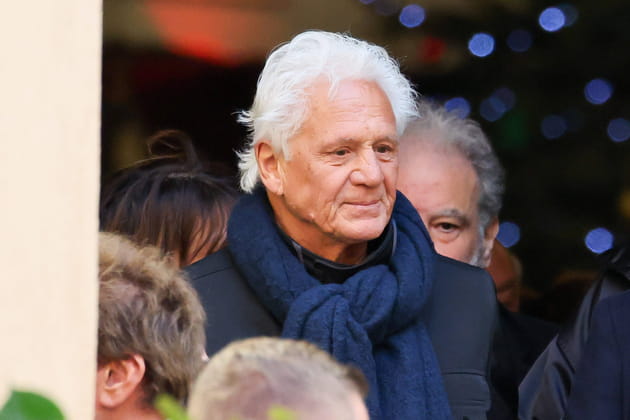 Le chanteur G&eacute;rard Lenorman aux obs&egrave;ques de Brigitte Bardot