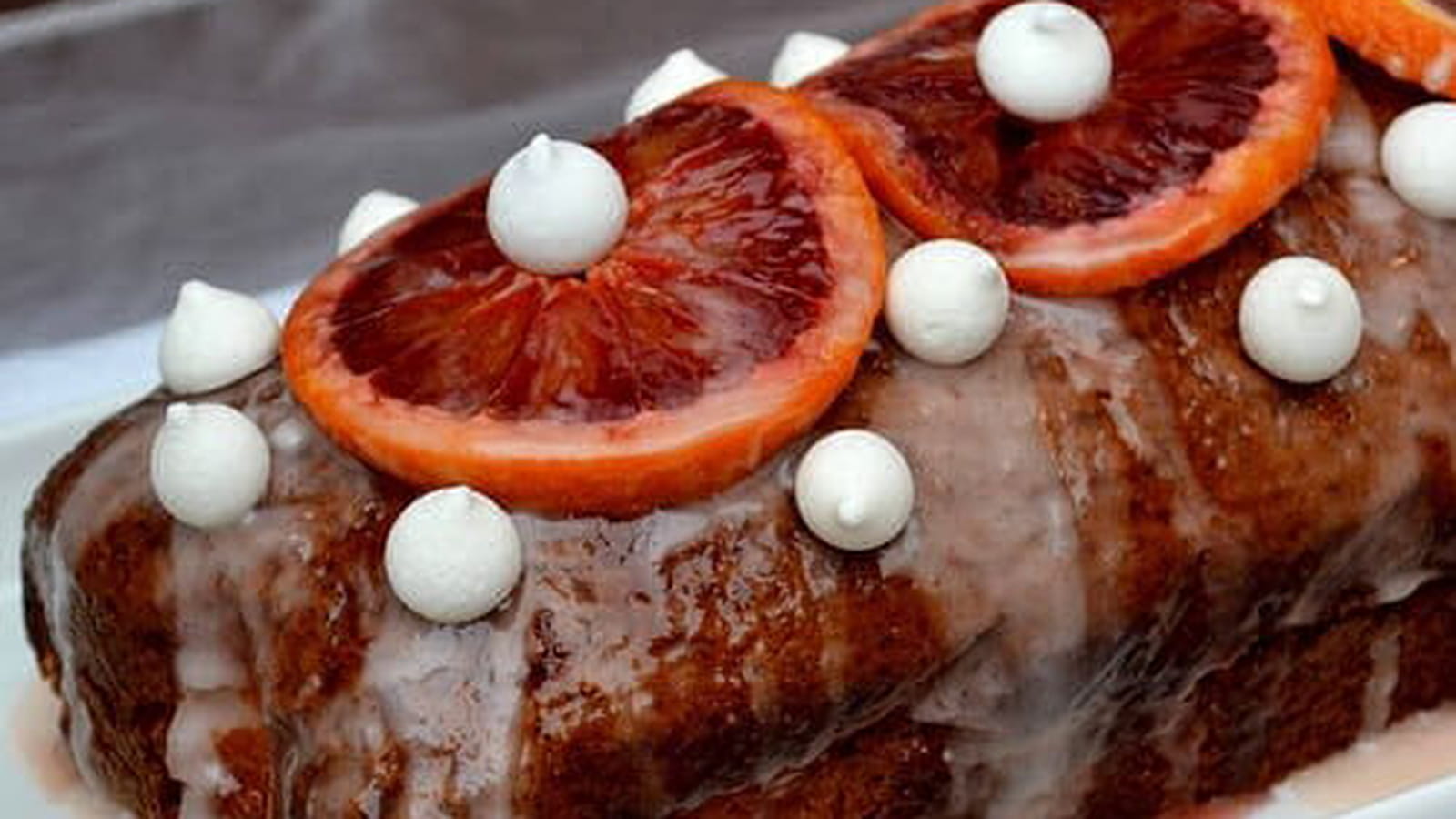Cake à l'orange sanguine