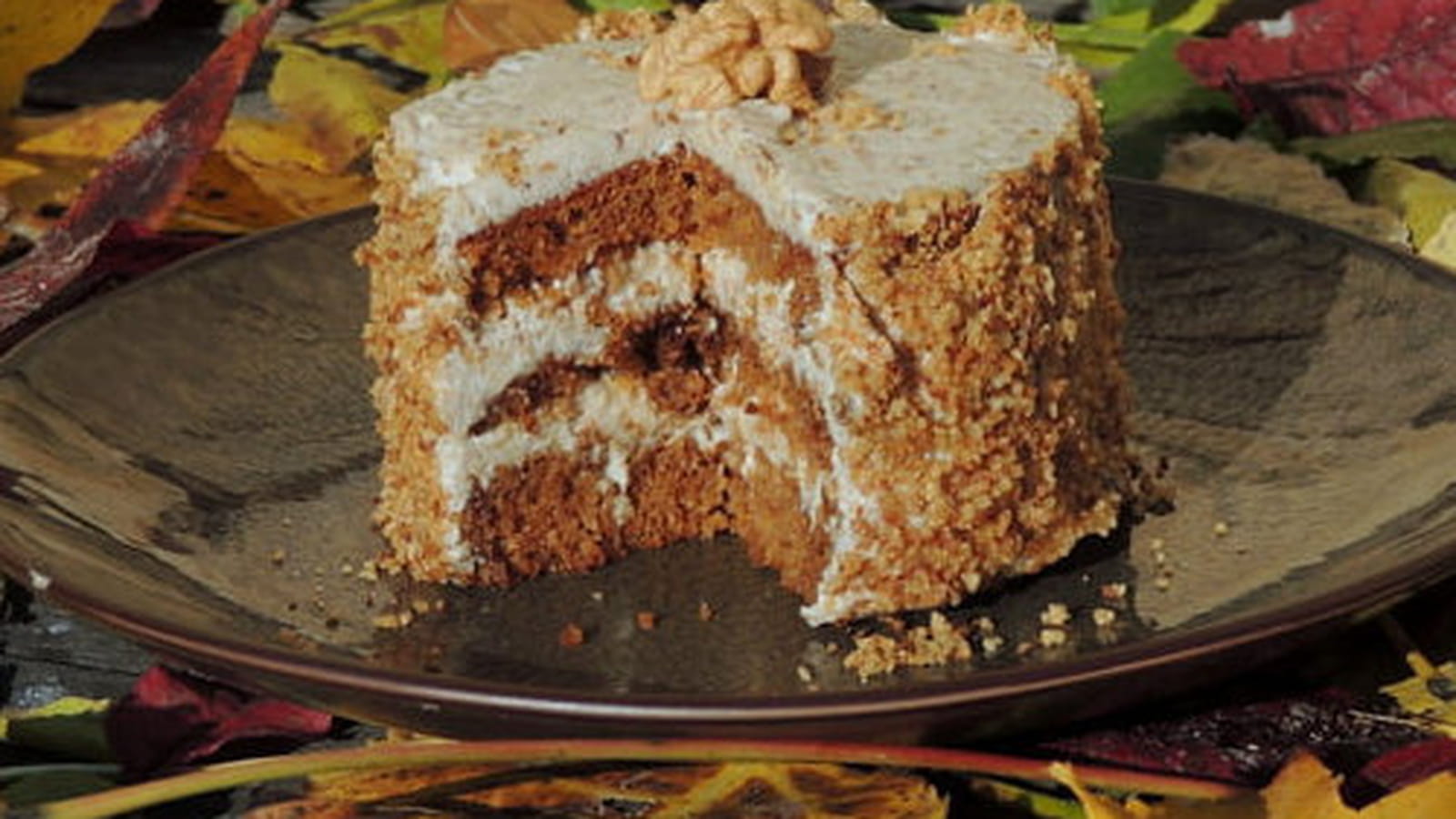 Cake douceur de noix & café