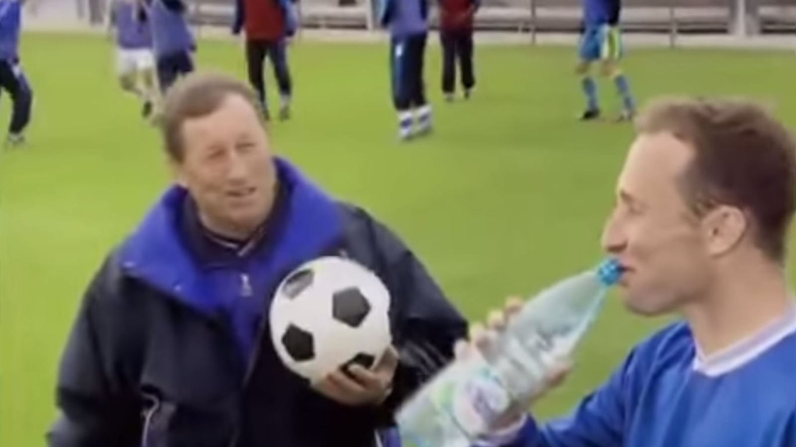 Jean-Pierre Papin et Guy Roux, pour St-Yorre