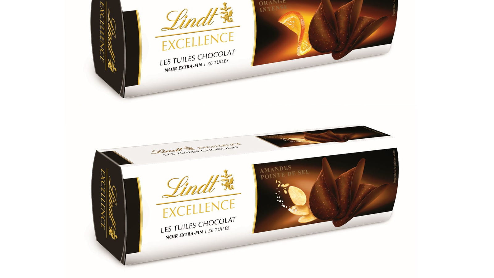 Tuiles chocolatées de Lindt