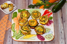 Spirales de courgettes en muffins : Etape 3