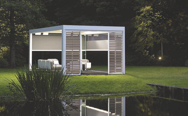 Abri de jardin-pergola bioclimatique Camargue de Renson