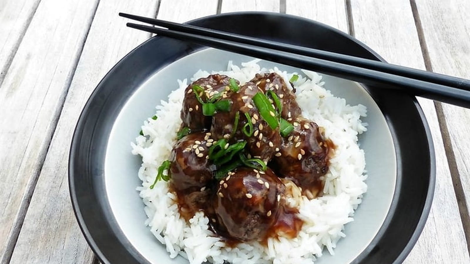 Boulettes de bœuf façon japonaise