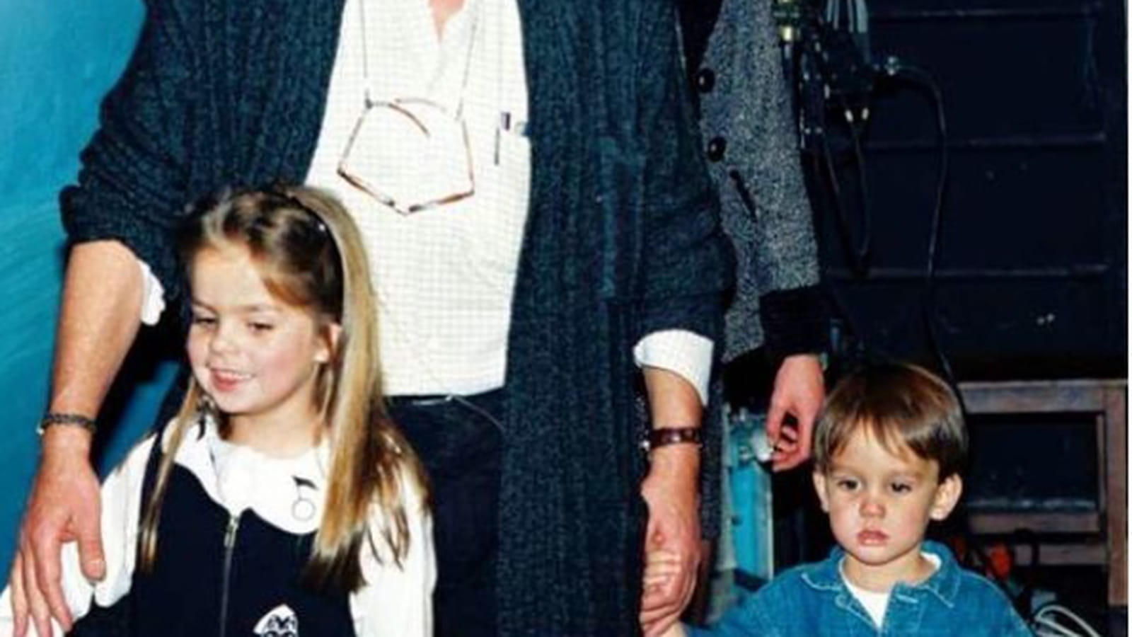 Anouchka Delon, Alain Delon, Rosalie van Breemen et Alain-Fabien Delon