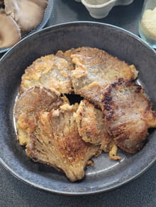 Pleurotes panées : Etape 1