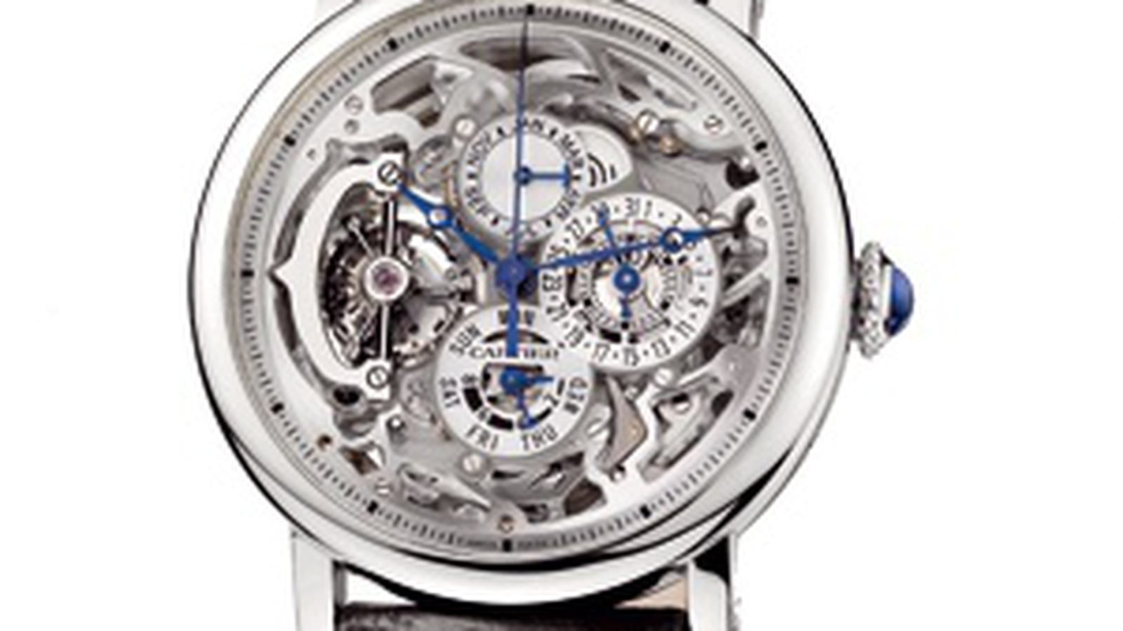 Montre en platine Rotonde Grande Complication de Cartier
