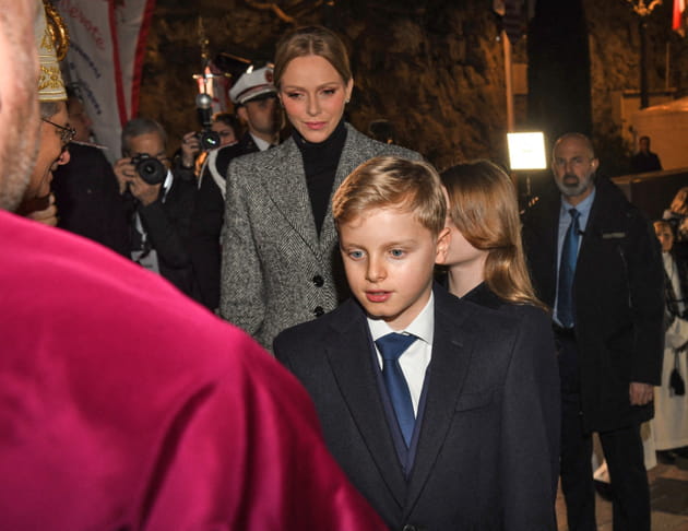 Charl&egrave;ne de Monaco et son fils Jacques, son portrait crach&eacute;