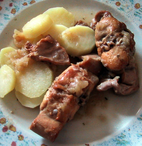 Lapin normand aux 2 pommes
