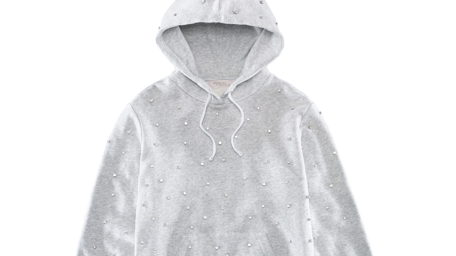 Sweat à capuche gris