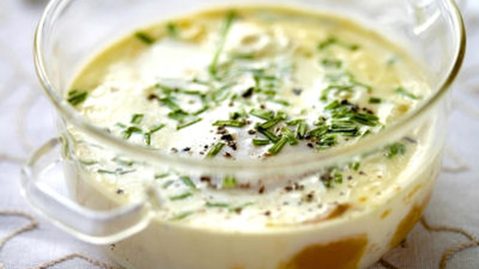 Œufs cocotte au potimarron et au livarot