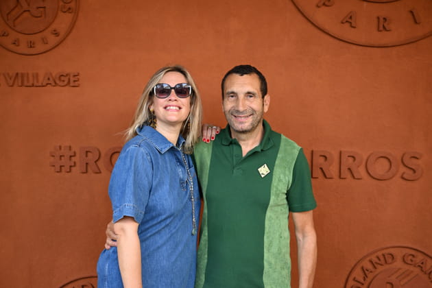 Zinedine Soualem et sa femme Caroline Faindt&nbsp;: couple fid&egrave;le &agrave; Roland-Garros