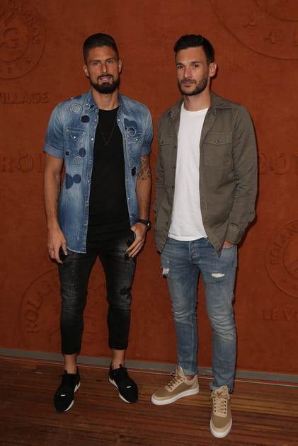 Olivier Giroud et Hugo Lloris