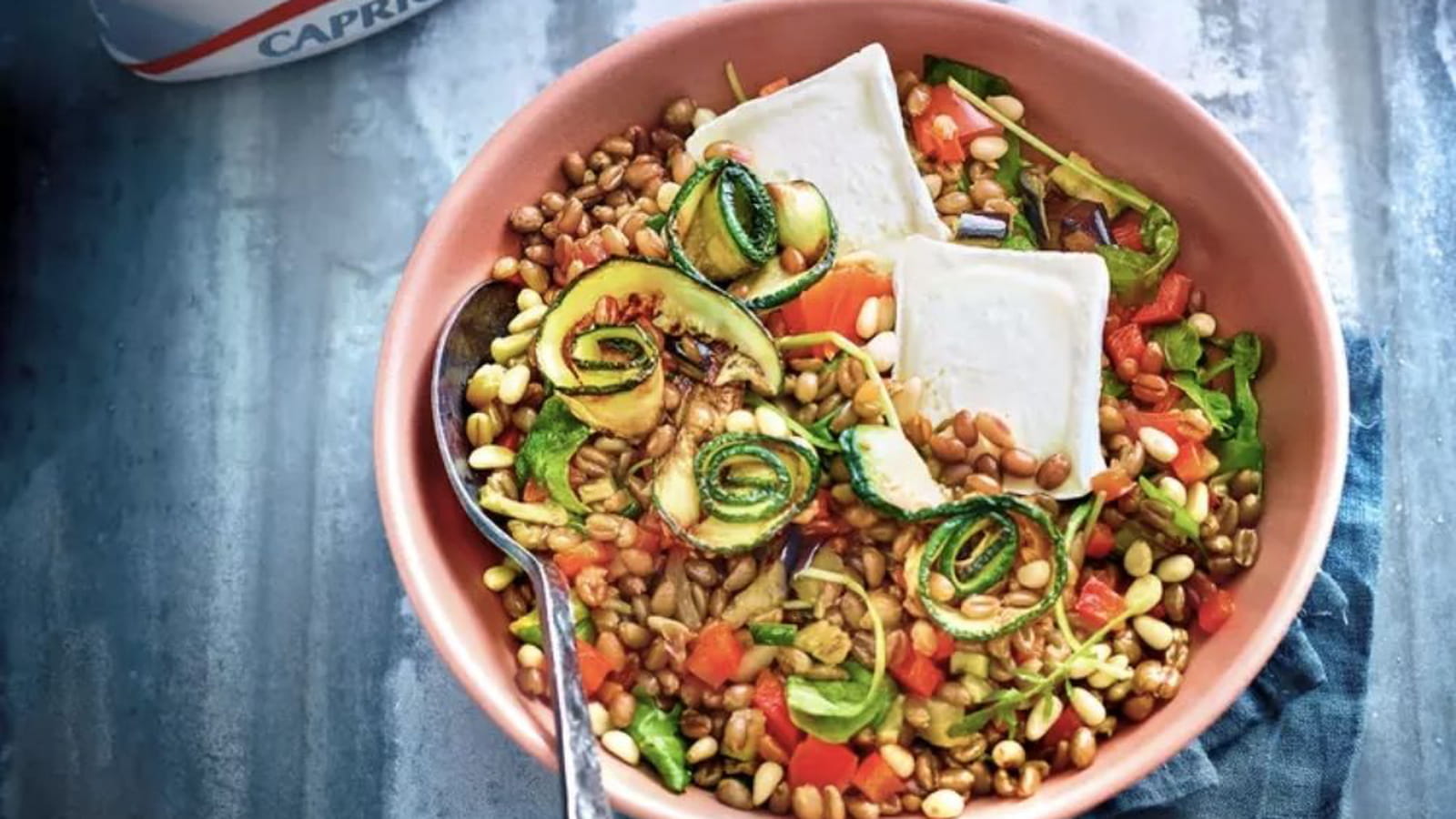 Petit épeautre Pilaf aux légumes confits et Caprice des dieux