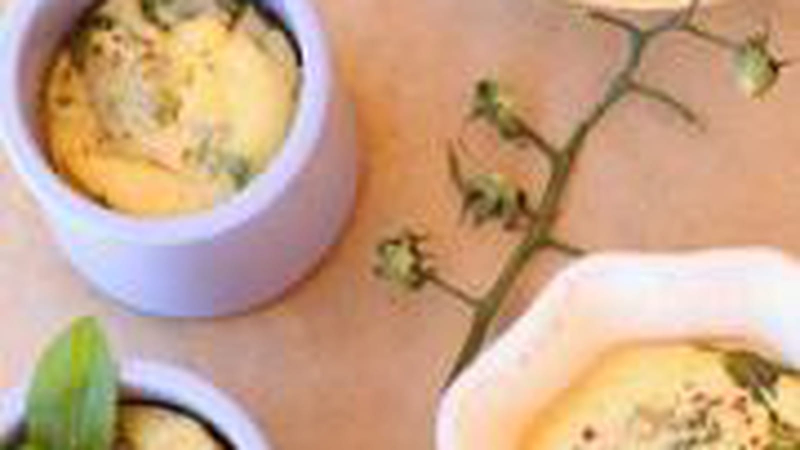 Petits flans à la mozzarella