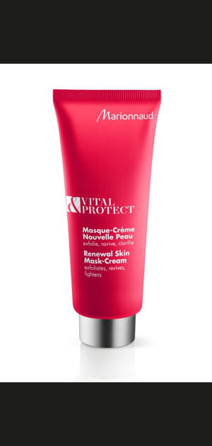 Exfolier avec le Masque cr&egrave;me nouvelle peau de Marionnaud