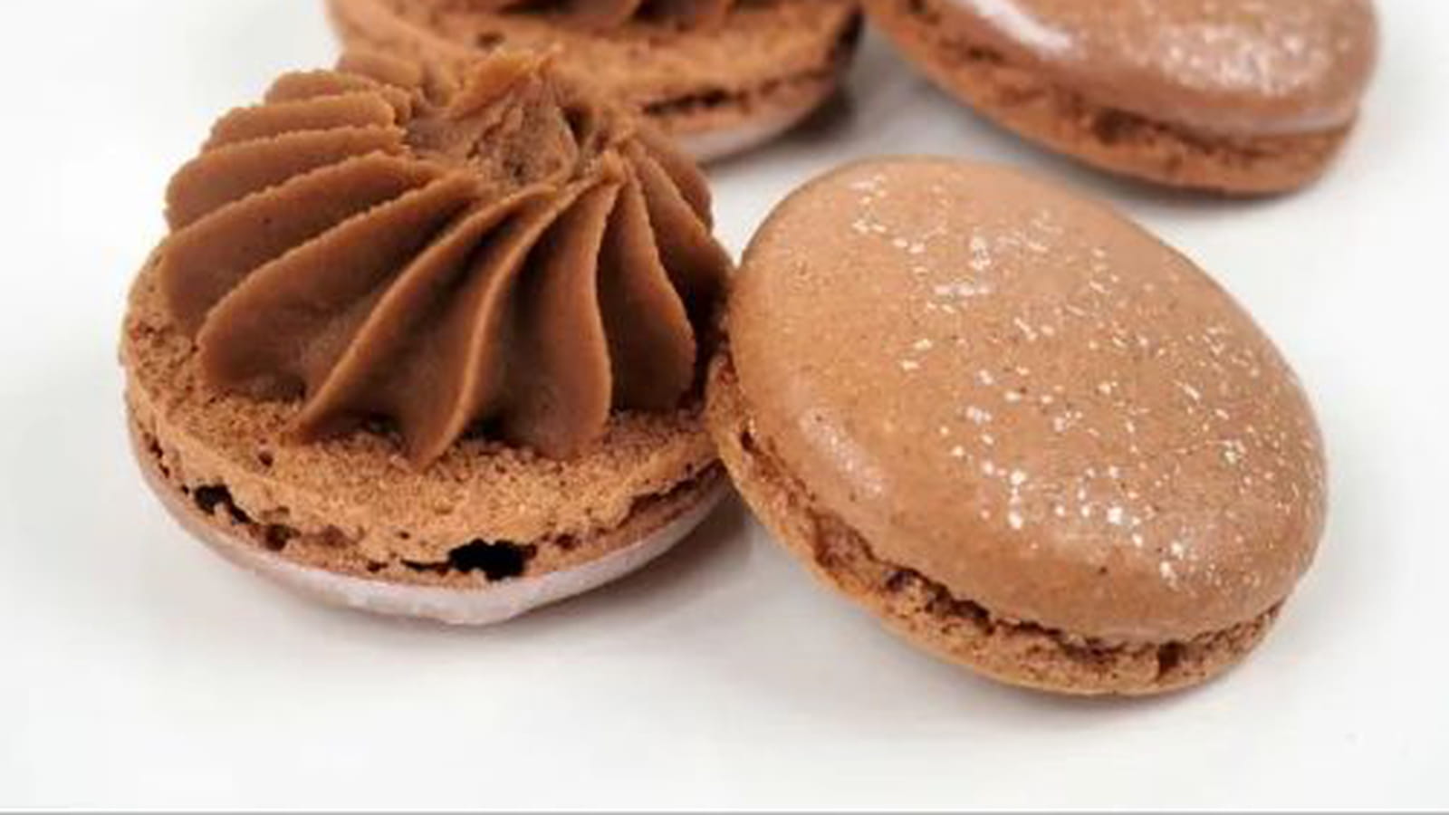 Macaron chocolat-marron