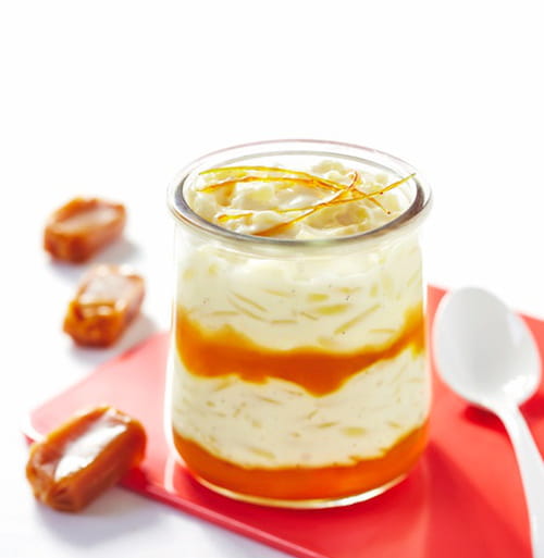 Avoines au lait et caramel au beurre salé
